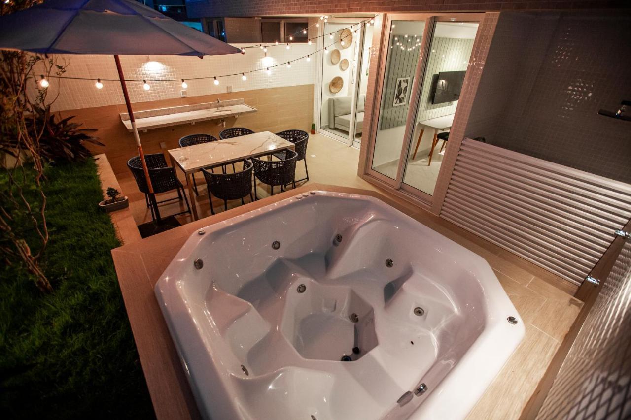 Apartamento Com Jacuzzi Na Beira Mar De Joao Pessoa No Branco Haus Zewnętrze zdjęcie